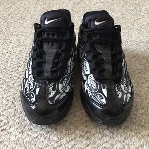 Black and White Air Max 95s// Worn about 6 times